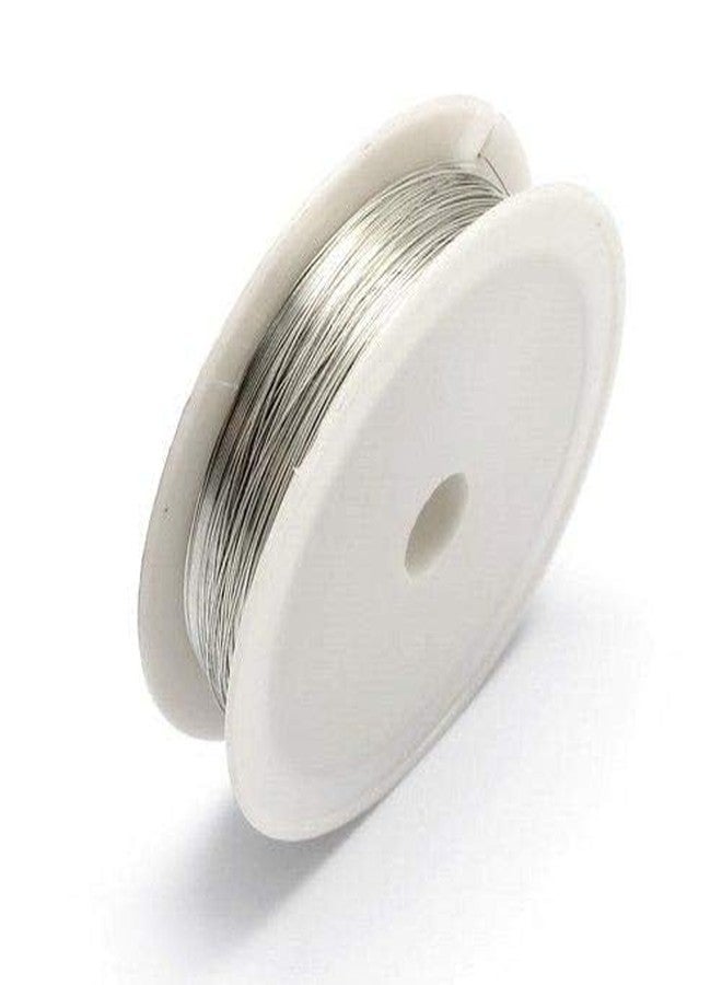 SIJCM Thin wire for Beading jewelry bell Wire Silver for Crafts Work, DIY Jewellery Making and Beading, 0.35 MM, 100 Mtrs - Image 2